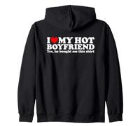 I Love My Hot Boyfriend Yes He Bought Me This Shirt Sudadera con Capucha