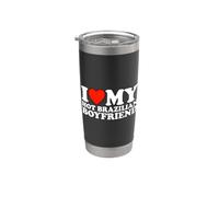 I Love My Hot Brazilian Boyfriend Vaso térmico de acero inoxidable de doble pared