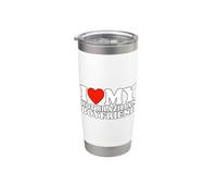 I Love My Hot Brazilian Boyfriend Vaso térmico de acero inoxidable de doble pared