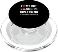 I Love My Hot Colombian Girlfriend Día de San Valentín Novio PopSockets PopGrip para MagSafe