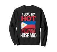 I Love My Hot Filipina Marido Divertido Filipinas Sudadera