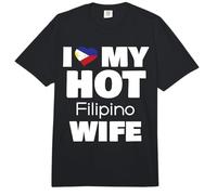 I Love My Hot Filipino Wife Married To Hot Philippines Girl Comfort Colors Adult Heavyweight T-Shirt
