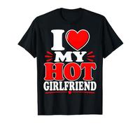 I Love My Hot Girlfriend Camiseta gráfica económica