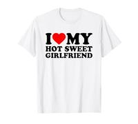 I Love My Hot Sweet Girlfriend, I Heart My GF Valentines Day Camiseta