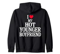 I Love My Hot Younger Boyfriend Relación Amorosa Diferencia Sudadera con Capucha