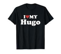 I Love My Hugo Nombre Conjunto Pareja Camiseta
