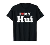 I Love My Hui Nombre Conjunto Pareja Camiseta