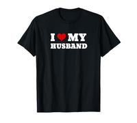 I Love My Husband Aniversario de matrimonio Corazón Mi marido Camiseta
