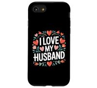 I Love My Husband - Corazón, diseño de Flores Carcasa para iPhone SE (2020) / 7/8