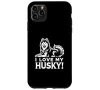 I LOVE MY HUSKY! - Siberianos, Sibes, Huskies - Perro Mascota Carcasa para iPhone 11 Pro Max