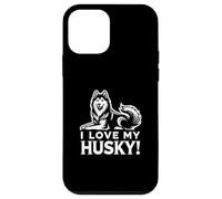 I LOVE MY HUSKY! - Siberianos, Sibes, Huskies - Perro Mascota Carcasa para iPhone 12 mini