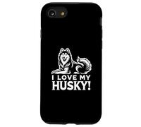 I LOVE MY HUSKY! - Siberianos, Sibes, Huskies - Perro Mascota Carcasa para iPhone SE (2020) / 7 / 8
