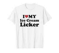 I Love My Ice Cream Licker Camiseta