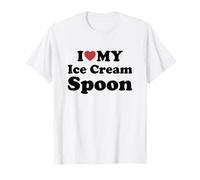 I Love My Ice Cream Spoon Camiseta