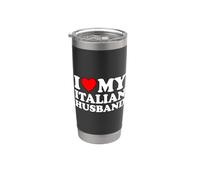 I Love My Italian Husband Vaso térmico de acero inoxidable de doble pared