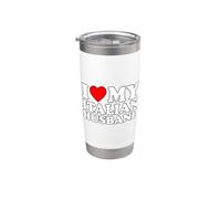 I Love My Italian Husband Vaso térmico de acero inoxidable de doble pared