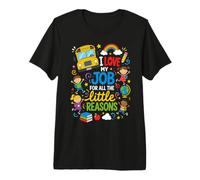 I Love My Job For All The Little Reasons Bus Driver Camiseta Premium