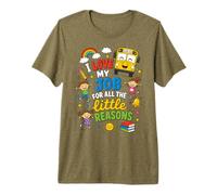 I Love My Job For All The Little Reasons Bus Driver Camiseta Premium