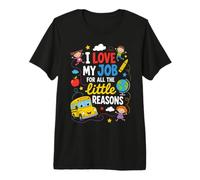 I Love My Job For All The Little Reasons Bus Driver Camiseta Premium