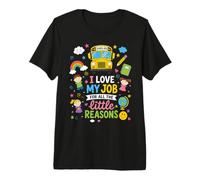 I Love My Job For All The Little Reasons Bus Driver Camiseta Premium