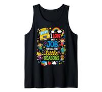 I Love My Job For All The Little Reasons Bus Driver Camiseta sin Mangas