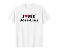 I Love My Jose-Luis Nombre Conjunto Pareja Camiseta