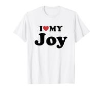 I Love My Joy Nombre Conjunto Pareja Camiseta