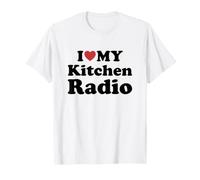 I Love My Kitchen Radio Camiseta