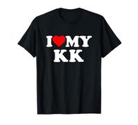 I Love My KK Heart Family Grandma Camiseta