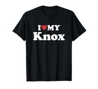 I Love My Knox Nombre Conjunto Pareja Camiseta