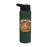 I love My Ladies Funny Chicken Lovers Stainless Steel Insulated Water Bottle