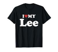 I Love My Lee Nombre Conjunto Pareja Camiseta