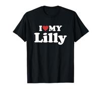 I Love My Lilly Nombre Conjunto Pareja Camiseta