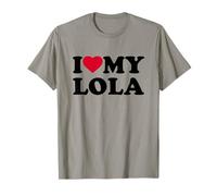 I Love My Lola Heart Grandma Family Camiseta