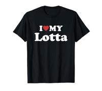 I Love My Lotta Nombre Conjunto Pareja Camiseta