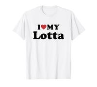 I Love My Lotta Nombre Conjunto Pareja Camiseta