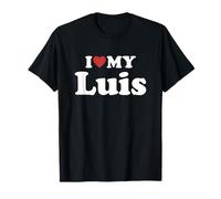 I Love My Luis Nombre Conjunto Pareja Camiseta