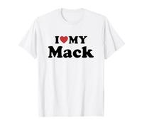I Love My Mack Nombre Conjunto Pareja Camiseta