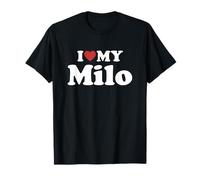 I Love My Milo Nombre Conjunto Pareja Camiseta