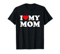 I Love My Mom Heart Family Grandma Camiseta