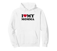 I Love My Momma Heart Grandma Family Sudadera con Capucha