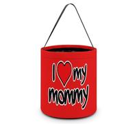I Love My Mommy - Bolsas de dulces reutilizables para Halloween, para decoración de fiestas y días festivos