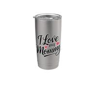 I Love My Mommy Vaso térmico de acero inoxidable de doble pared
