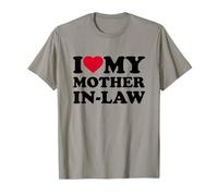 I Love My Mother-In-Law Heart Grandma Family Camiseta