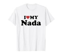 I Love My Nada Nombre Conjunto Pareja Camiseta