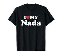 I Love My Nada Nombre Conjunto Pareja Camiseta