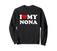 I Love My Nona Heart Family Grandma Sudadera