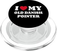 I Love My Old Danish Pointer Antiguo Perro de Muestra Danés PopSockets PopGrip para MagSafe