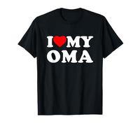 I Love My OMA Heart Family Grandma Camiseta