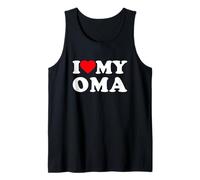 I Love My OMA Heart Family Grandma Camiseta sin Mangas